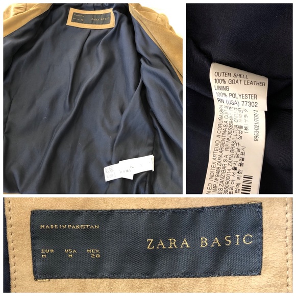 Zara suede leather jacket - Picture 7 of 8